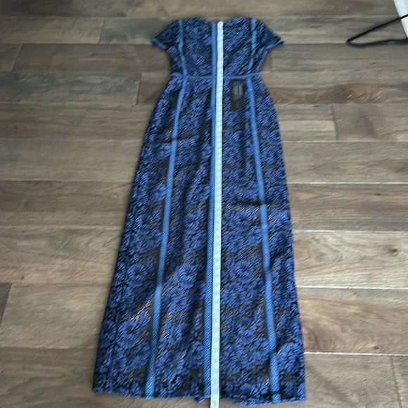 BCBGMaxAzria Cailean Midnight Blue Lace Dress - Picture 14 of 15